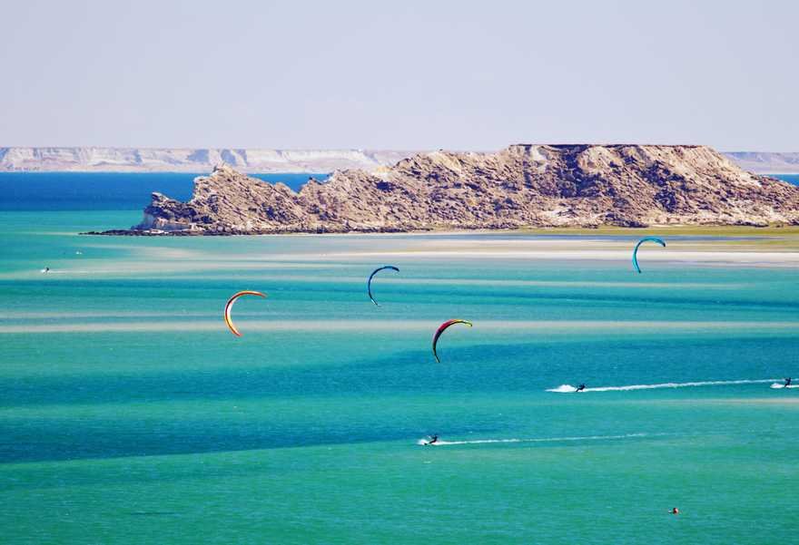 île du dragon Dakhla, spot kitesurf sauvage et panoramique